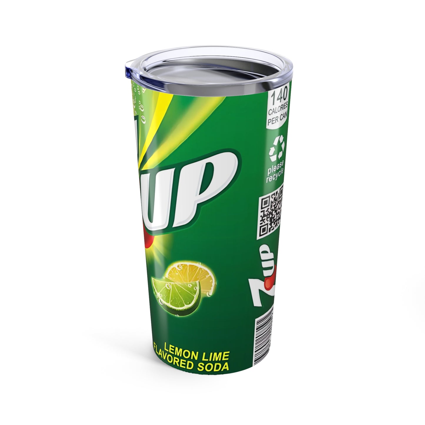 Vaso Térmico 7UP Retro 20oz – Diseño Vintage para Bebidas Refrescantes de Verano