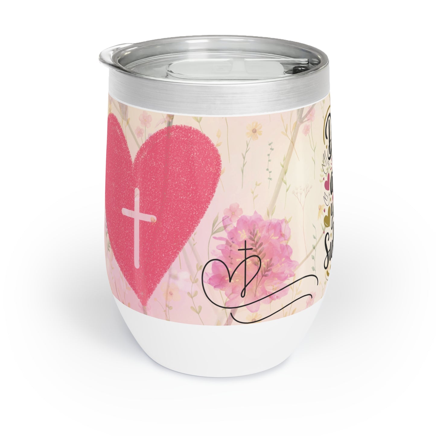 Vaso Vinero “Confianza en Dios” – Inspiración Cristiana para Mujeres de Fe