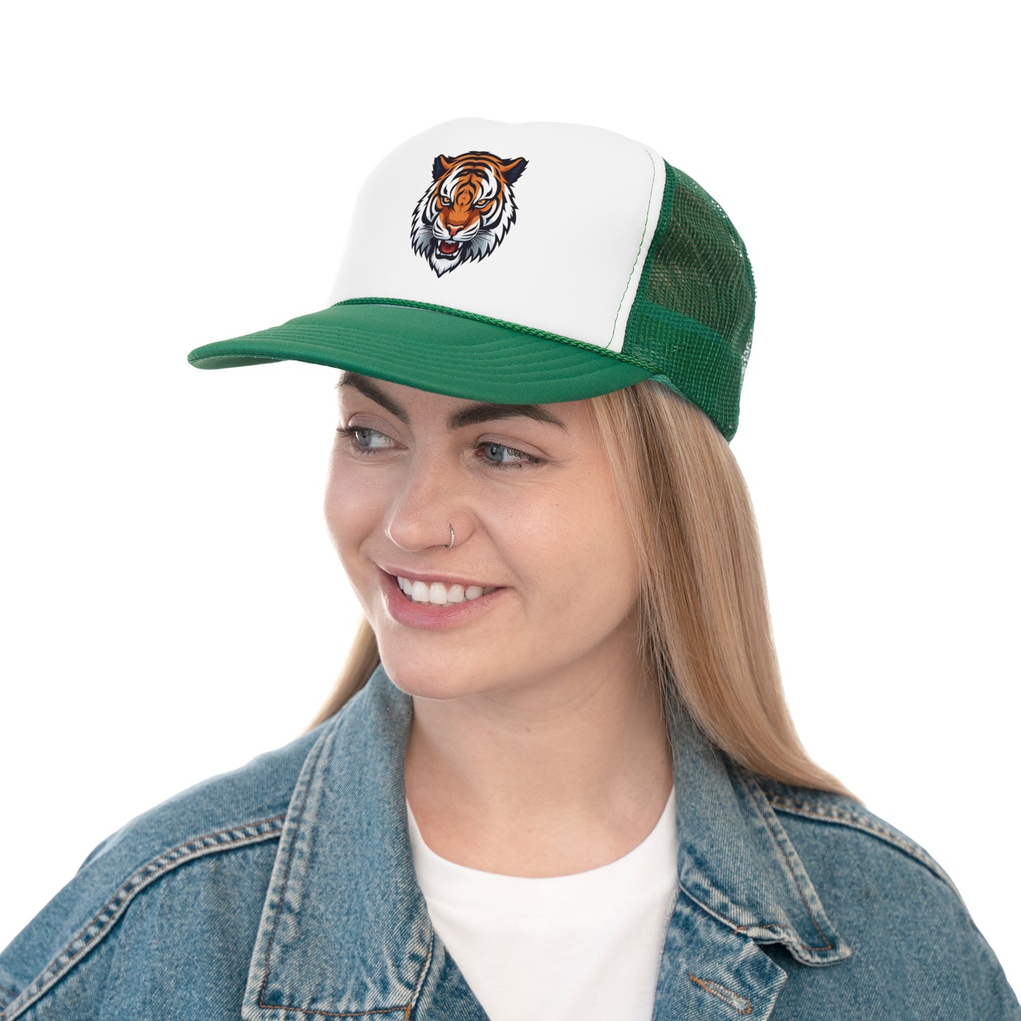 Gorra Estilo Urbano con Diseño de Tigre – Malla Transpirable y Ajuste Cómodo