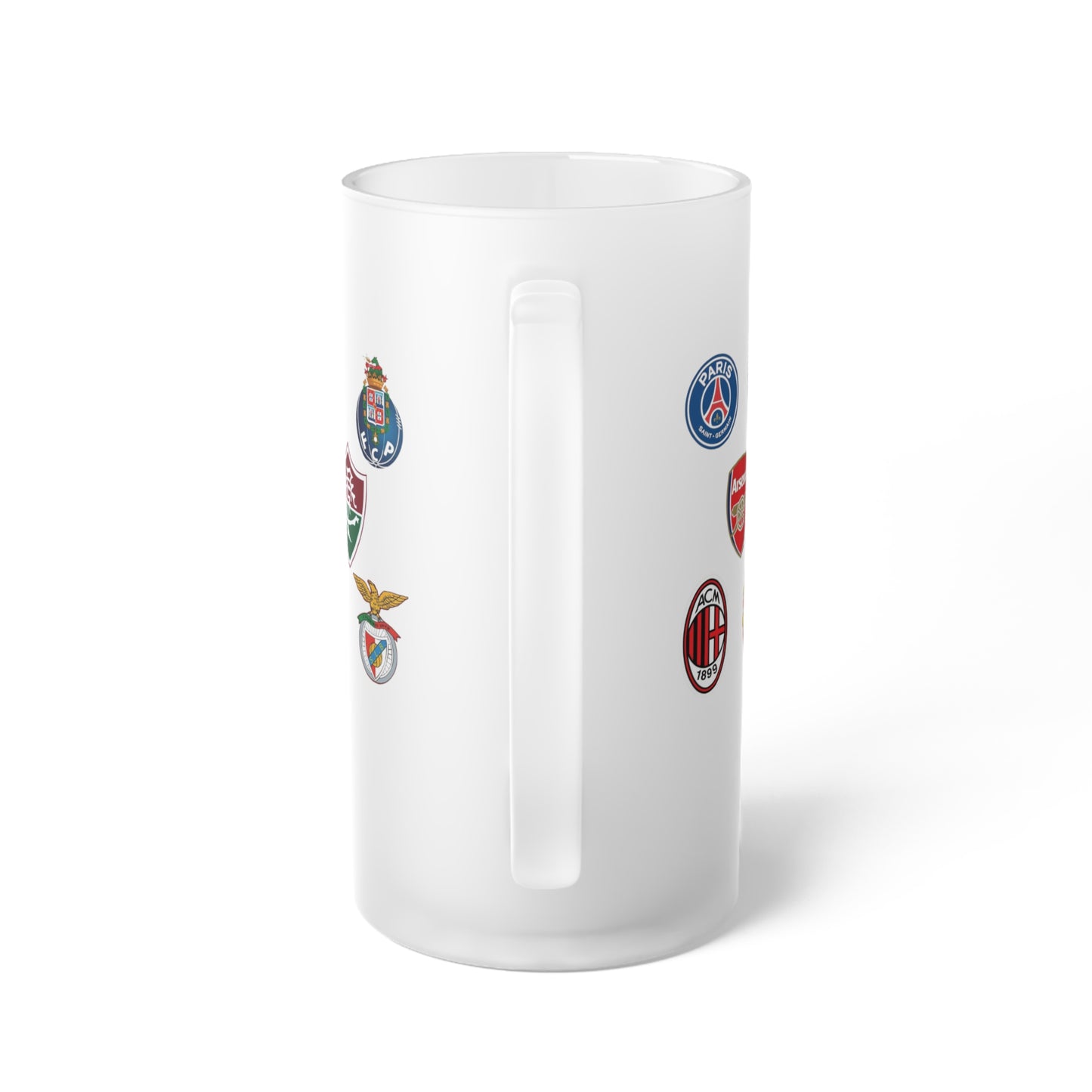 Jarra Cervecera Personalizada para Fanáticos del Fútbol Europeo – Regalo para Papá