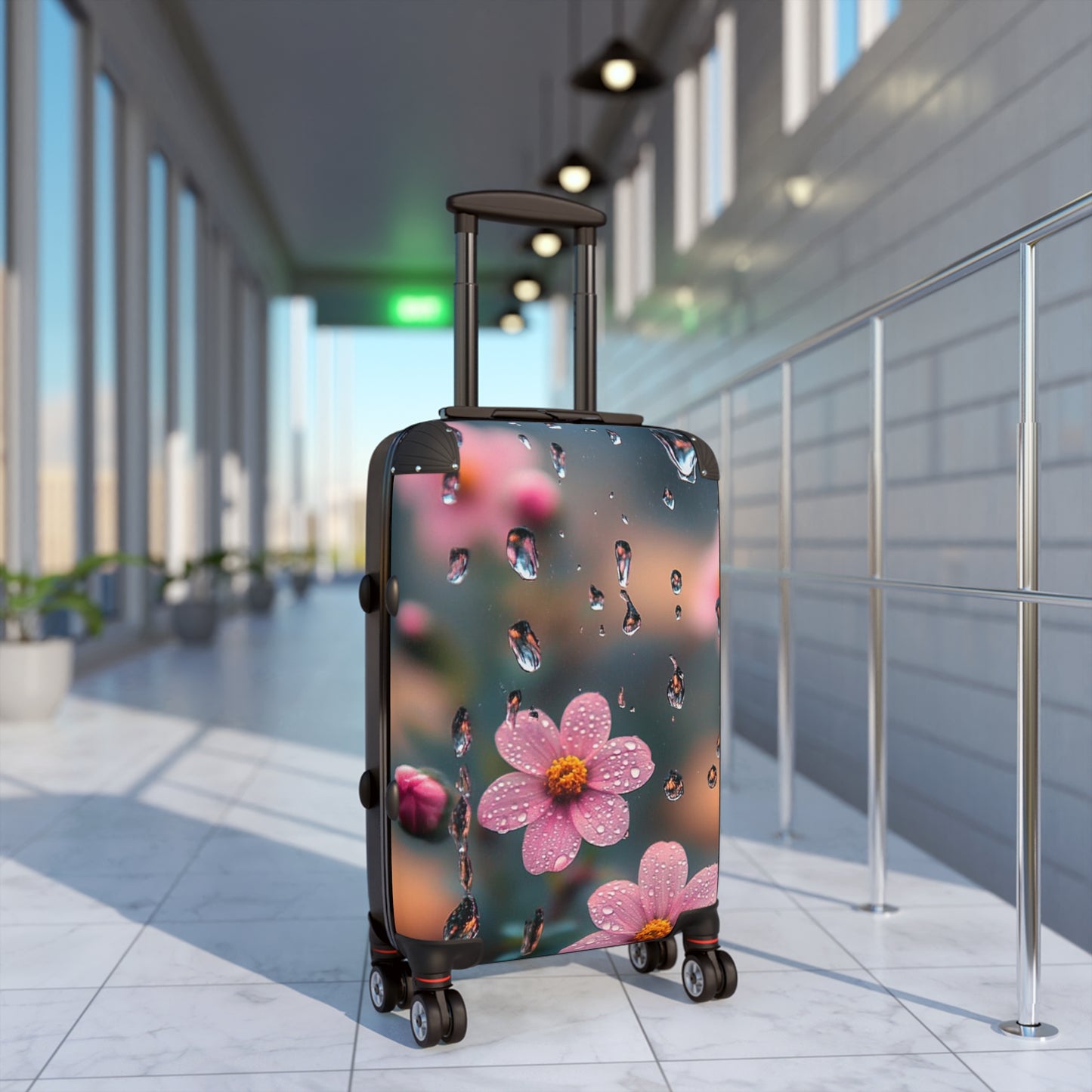 Floral Travel Suitcase - Blooming Adventure Luggage, Carry-On Bag, Stylish Weekender, Vacation Essential, Unique Gifts for Travelers