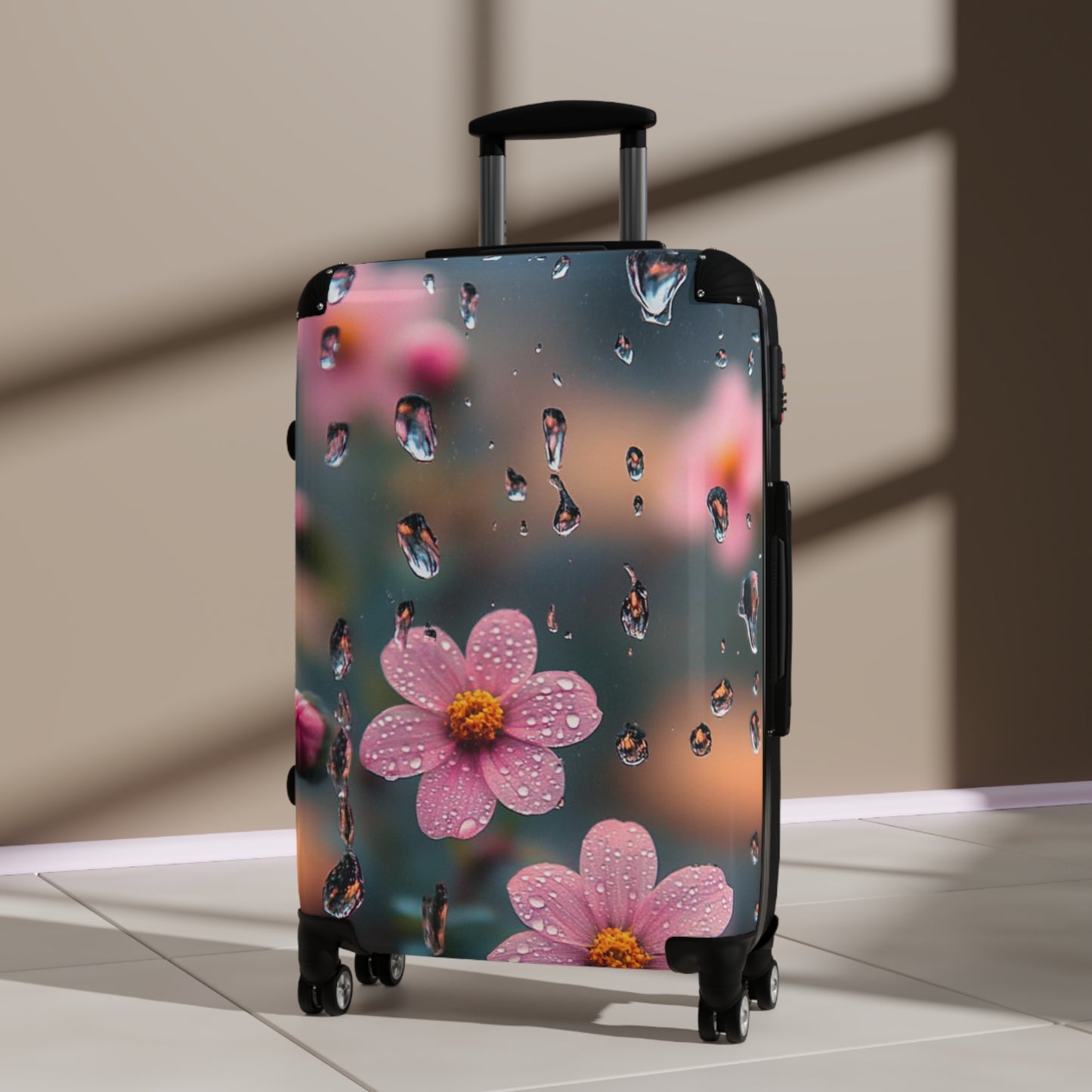 Floral Travel Suitcase - Blooming Adventure Luggage, Carry-On Bag, Stylish Weekender, Vacation Essential, Unique Gifts for Travelers
