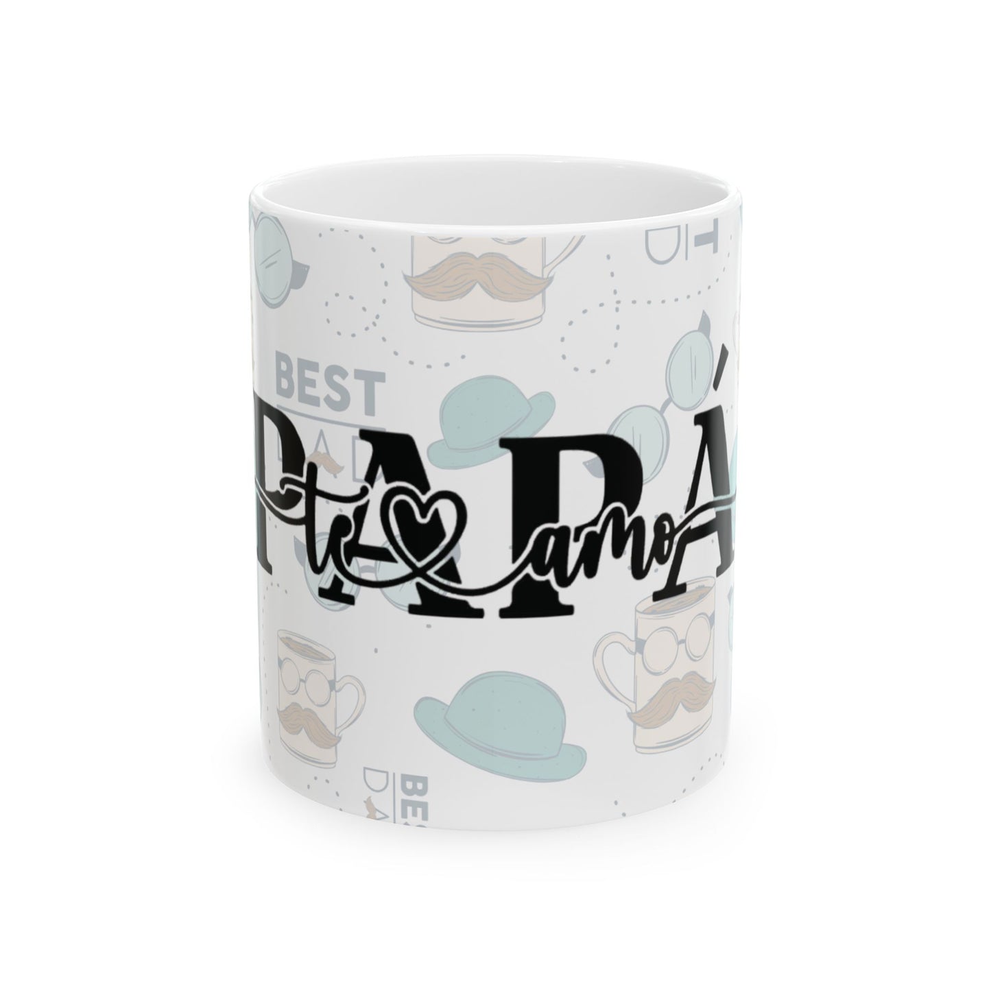 Best Dad Ceramic Mug - Perfect Gift for Father's Day, Birthday, Coffee Lover, Tea, Cute Father's Day Gift, Humorous Dad Cup