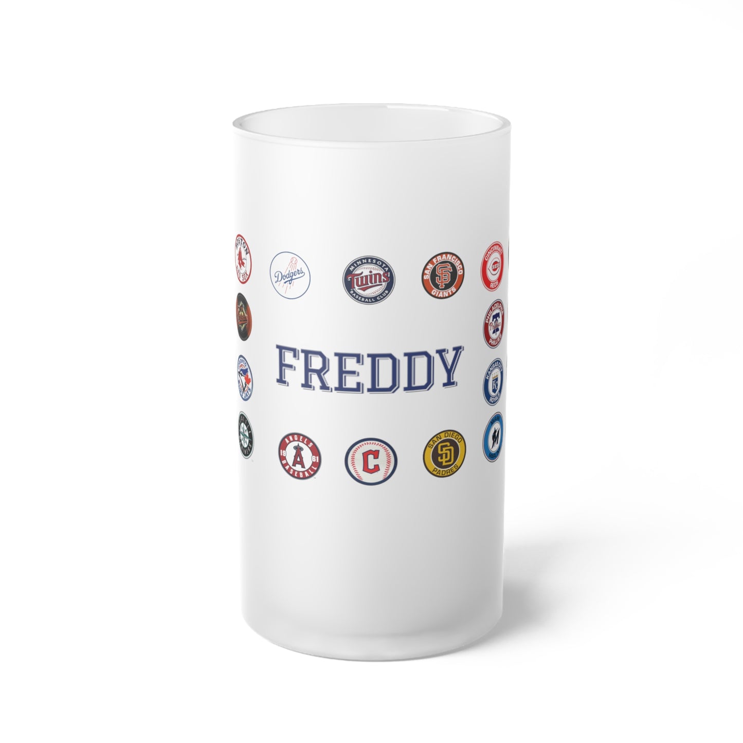 Jarra Cervecera Personalizada para Fanáticos del Béisbol – Diseño MLB con Nombre