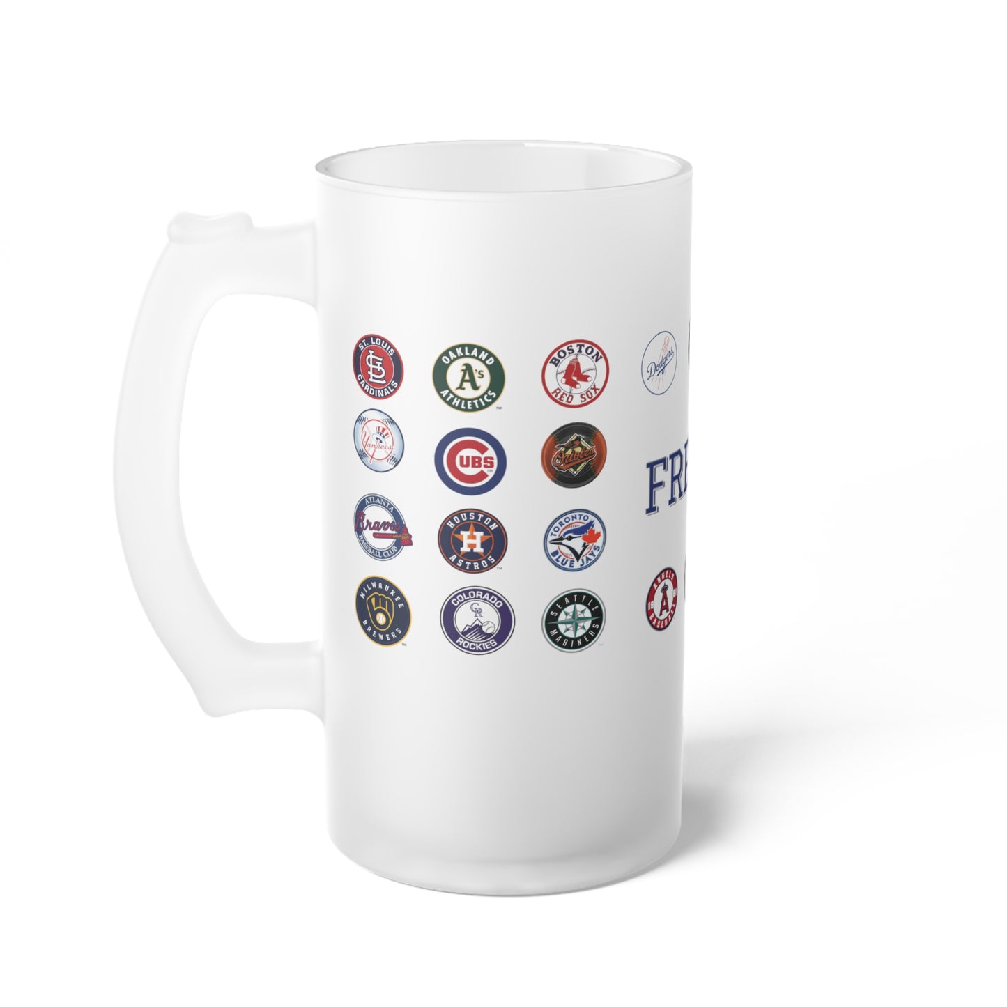 Jarra Cervecera Personalizada para Fanáticos del Béisbol – Diseño MLB con Nombre