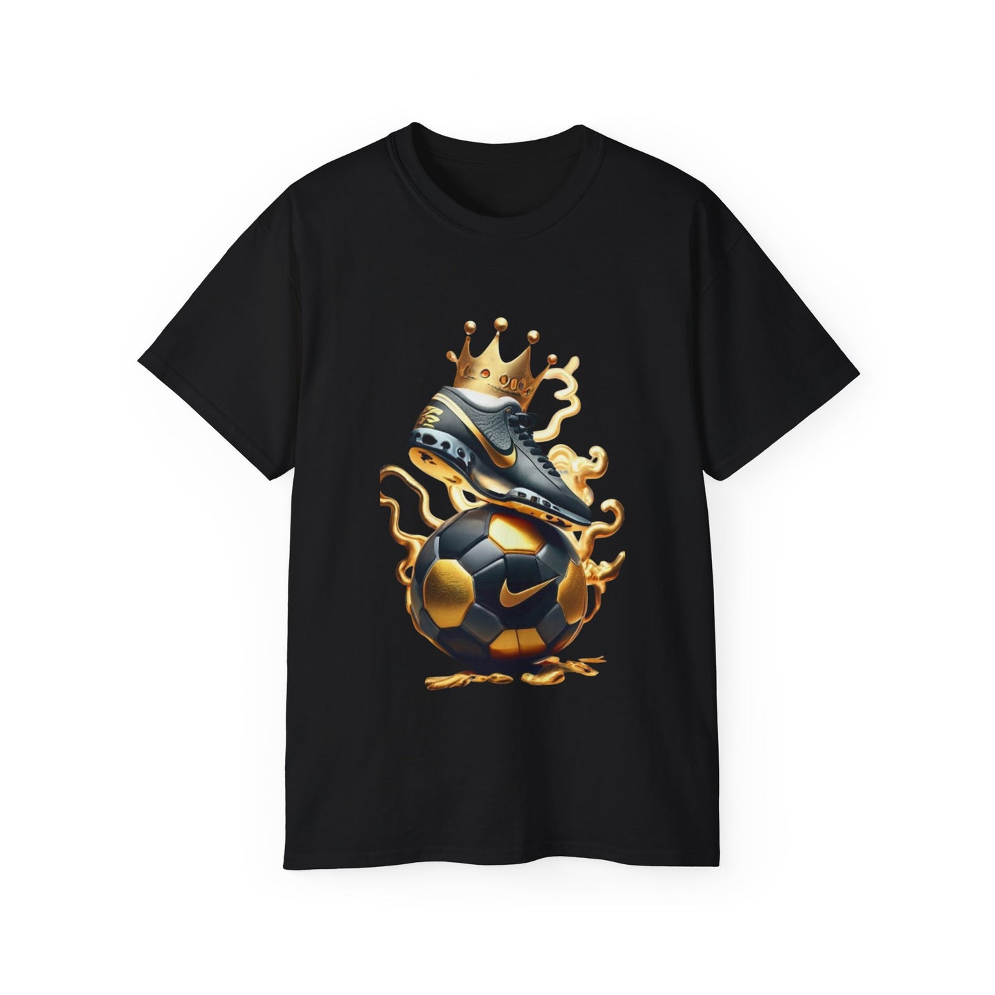 Camiseta de Algodón “Soccer King” – Ropa Deportiva y Casual para Fans de Fútbol