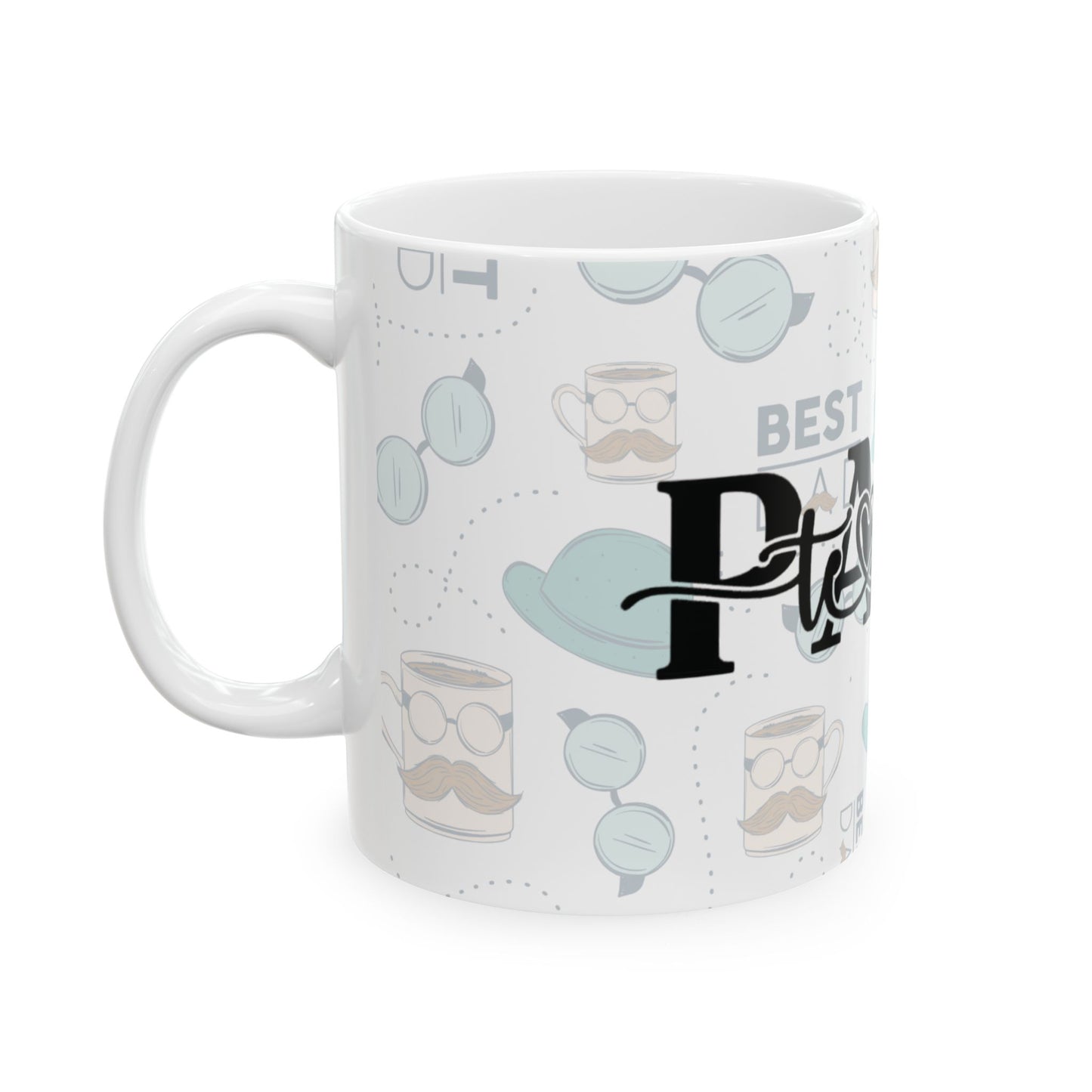 Best Dad Ceramic Mug - Perfect Gift for Father's Day, Birthday, Coffee Lover, Tea, Cute Father's Day Gift, Humorous Dad Cup