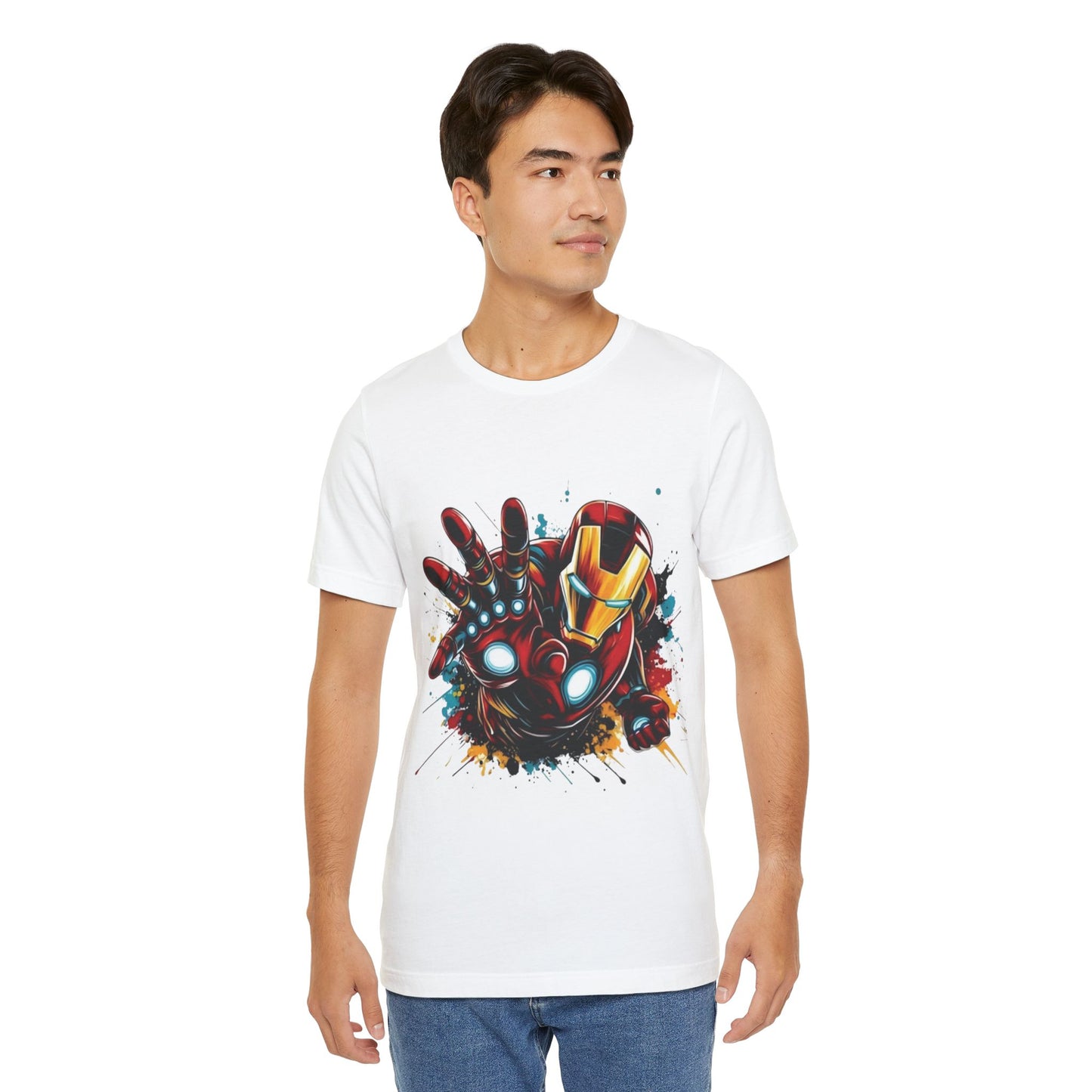 Camiseta Gráfica de Iron Man – Diseño Cómic para Fans de Marvel