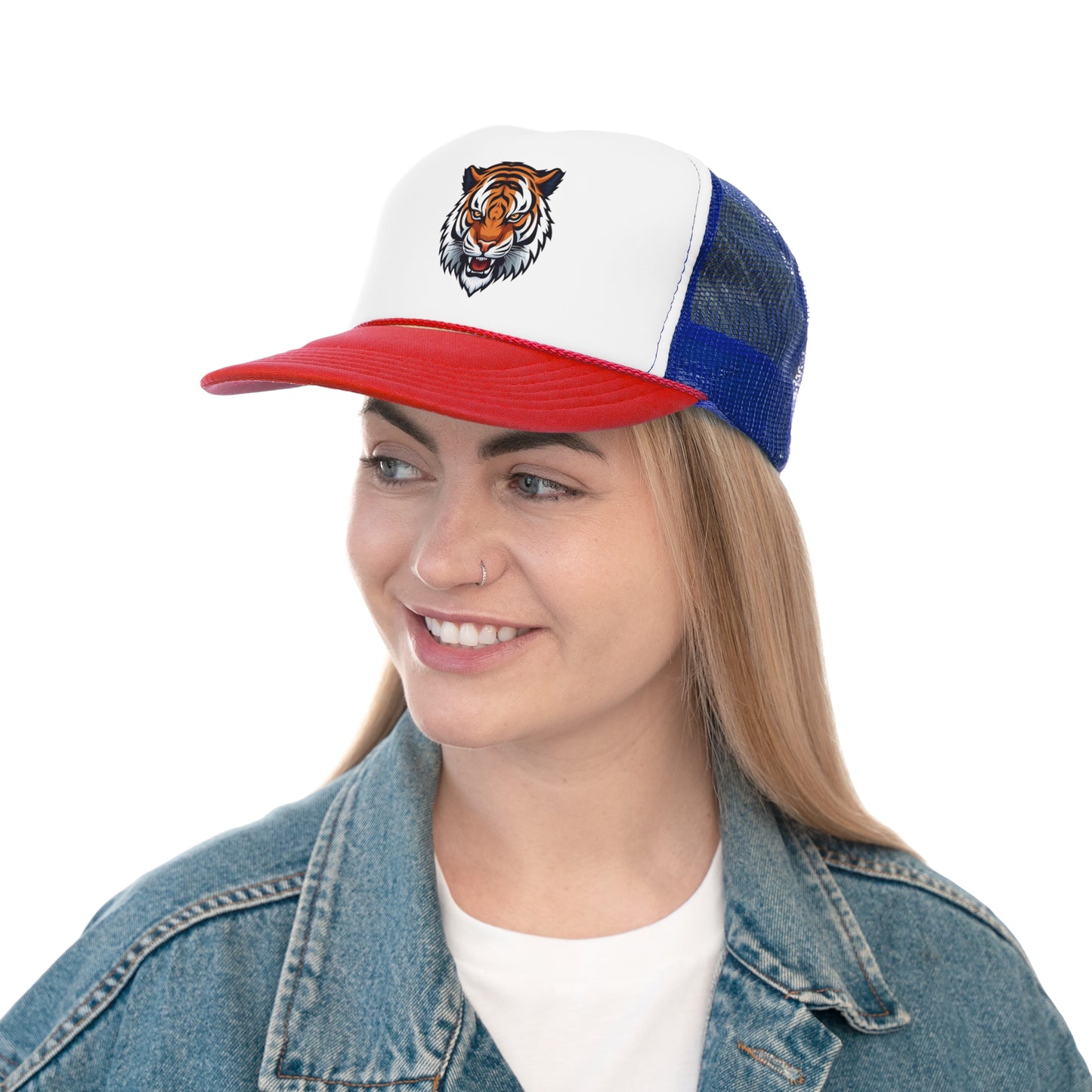 Gorra Estilo Urbano con Diseño de Tigre – Malla Transpirable y Ajuste Cómodo