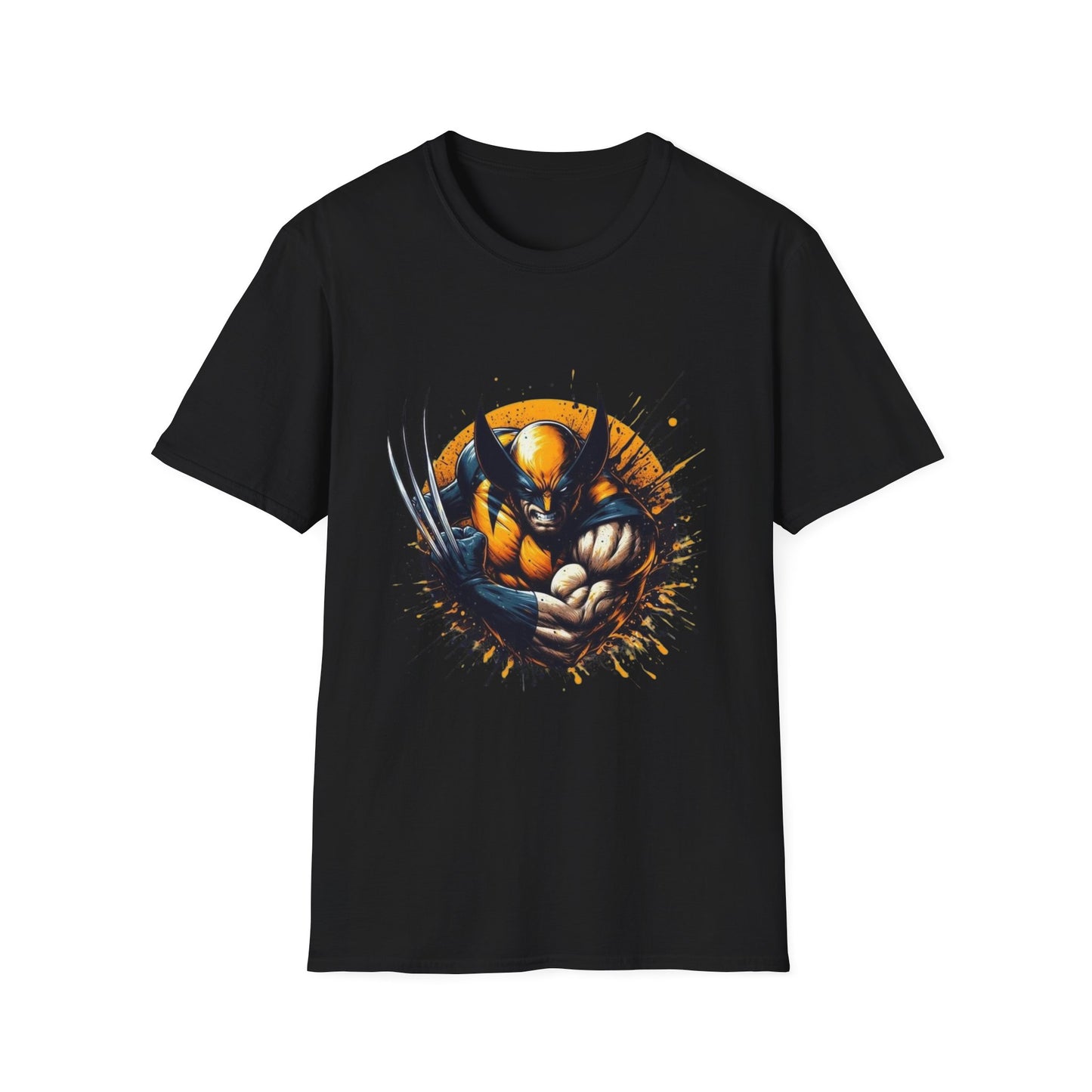 Camiseta para Hombre Softstyle con Diseño de Wolverine – Estilo Cómic y Confort