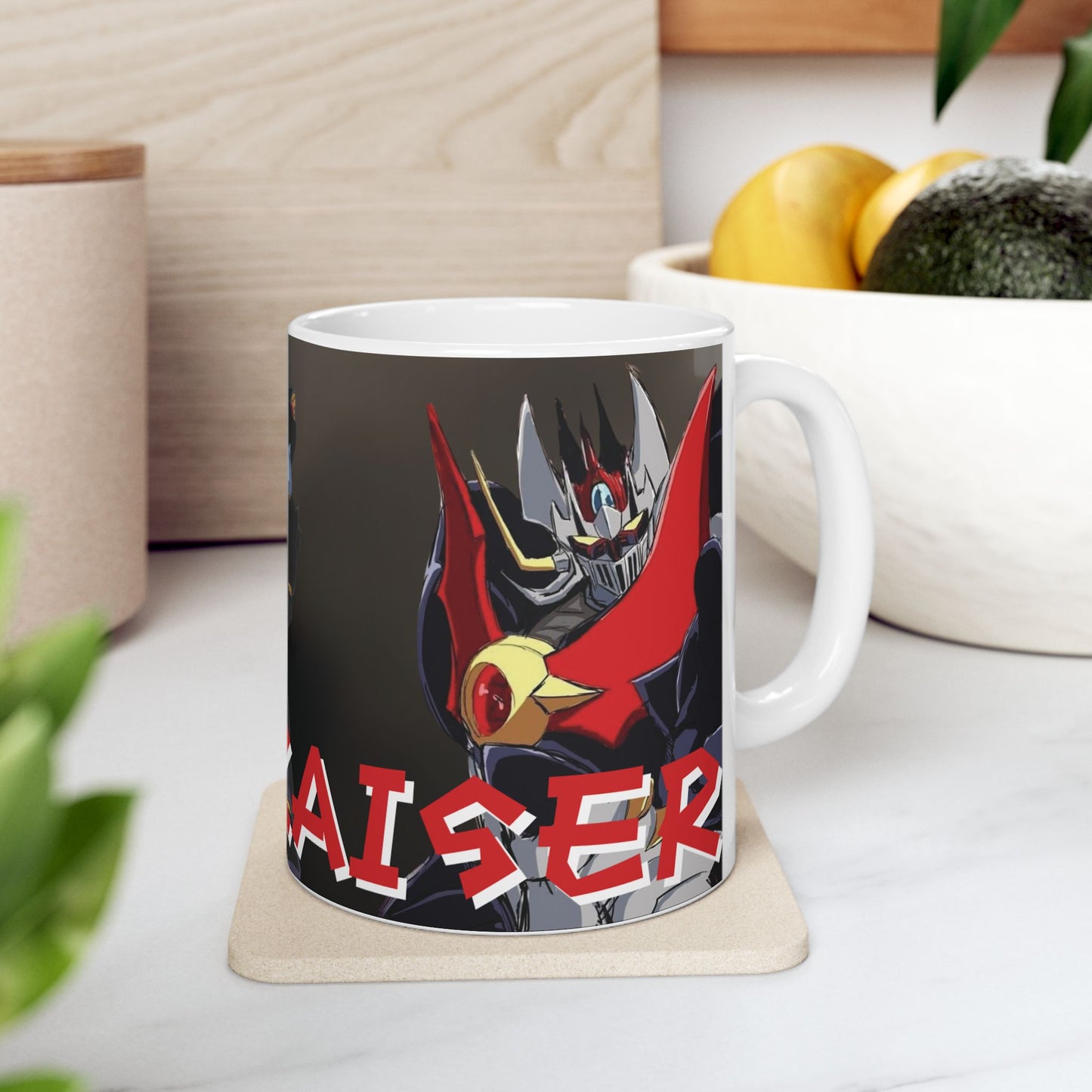 Taza de Cerámica 11oz Mazinkaiser Team – Regalo Perfecto para Papá