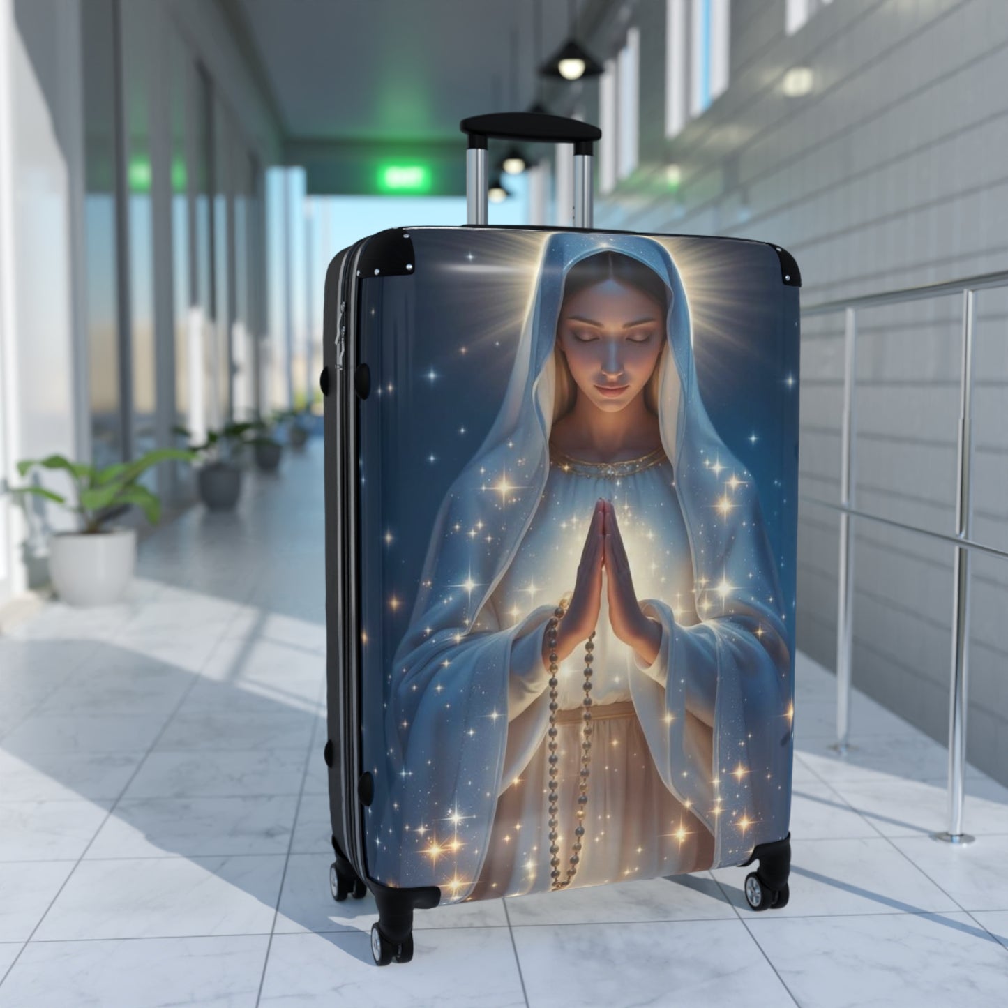 Suitcase - Virgin Mary Design