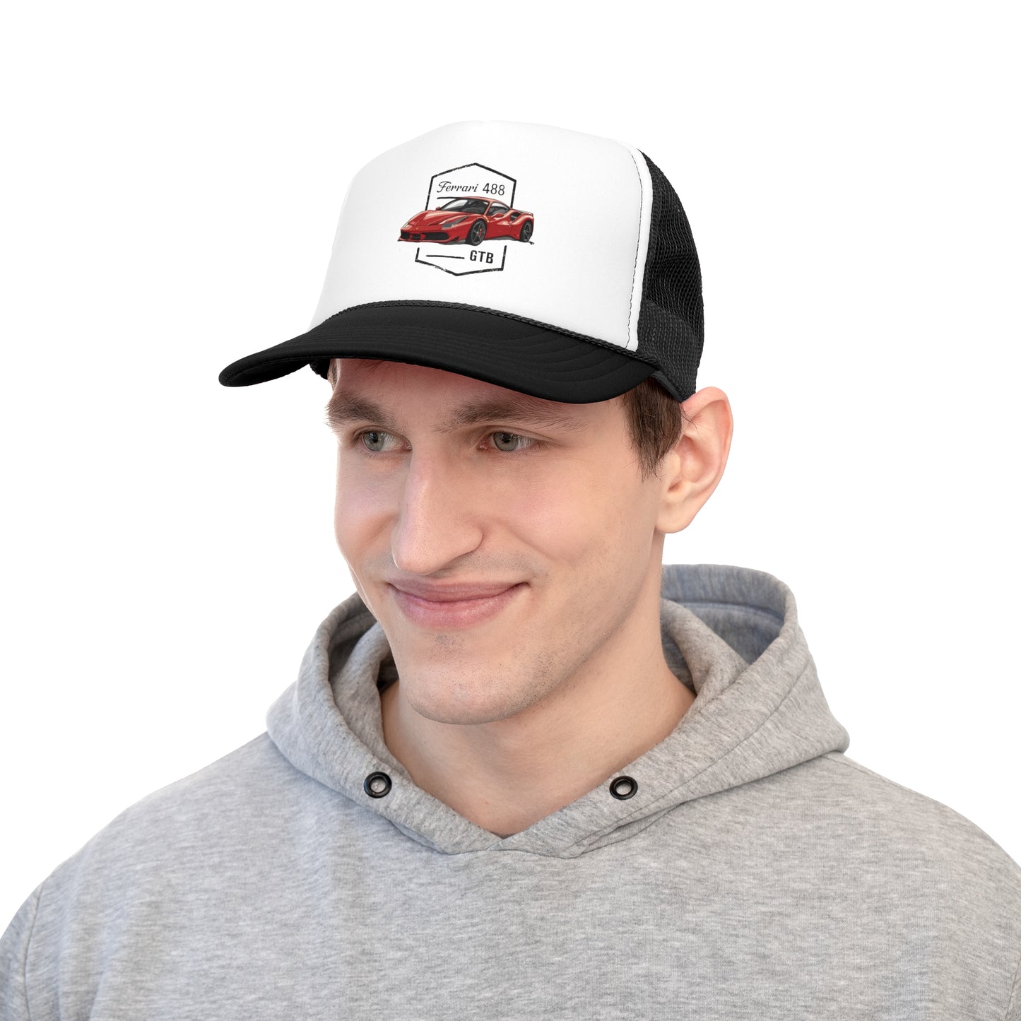 Gorra Ferrari 488 GTB – Estilo Deportivo y Vintage para Amantes de los Autos