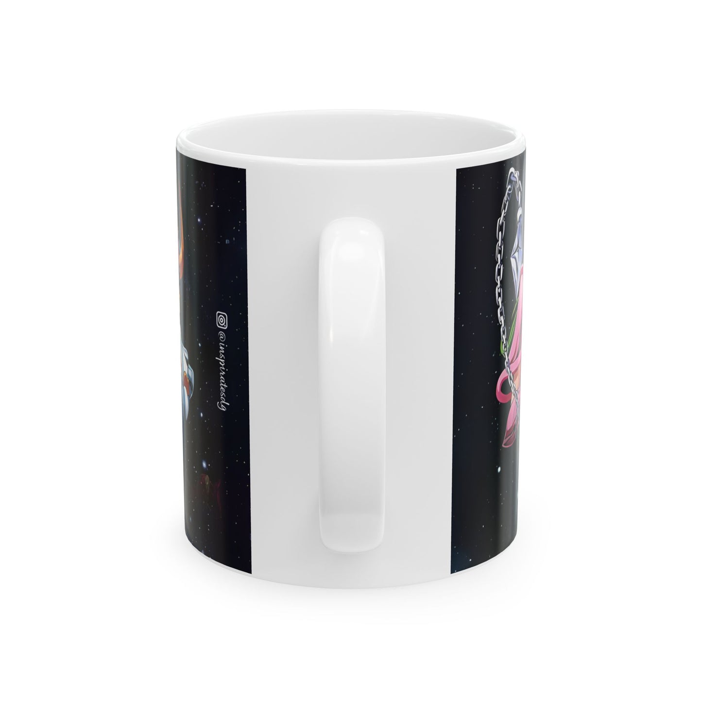 Taza de Cerámica 11oz Caballeros del Zodiaco – Diseño para Fans del Anime
