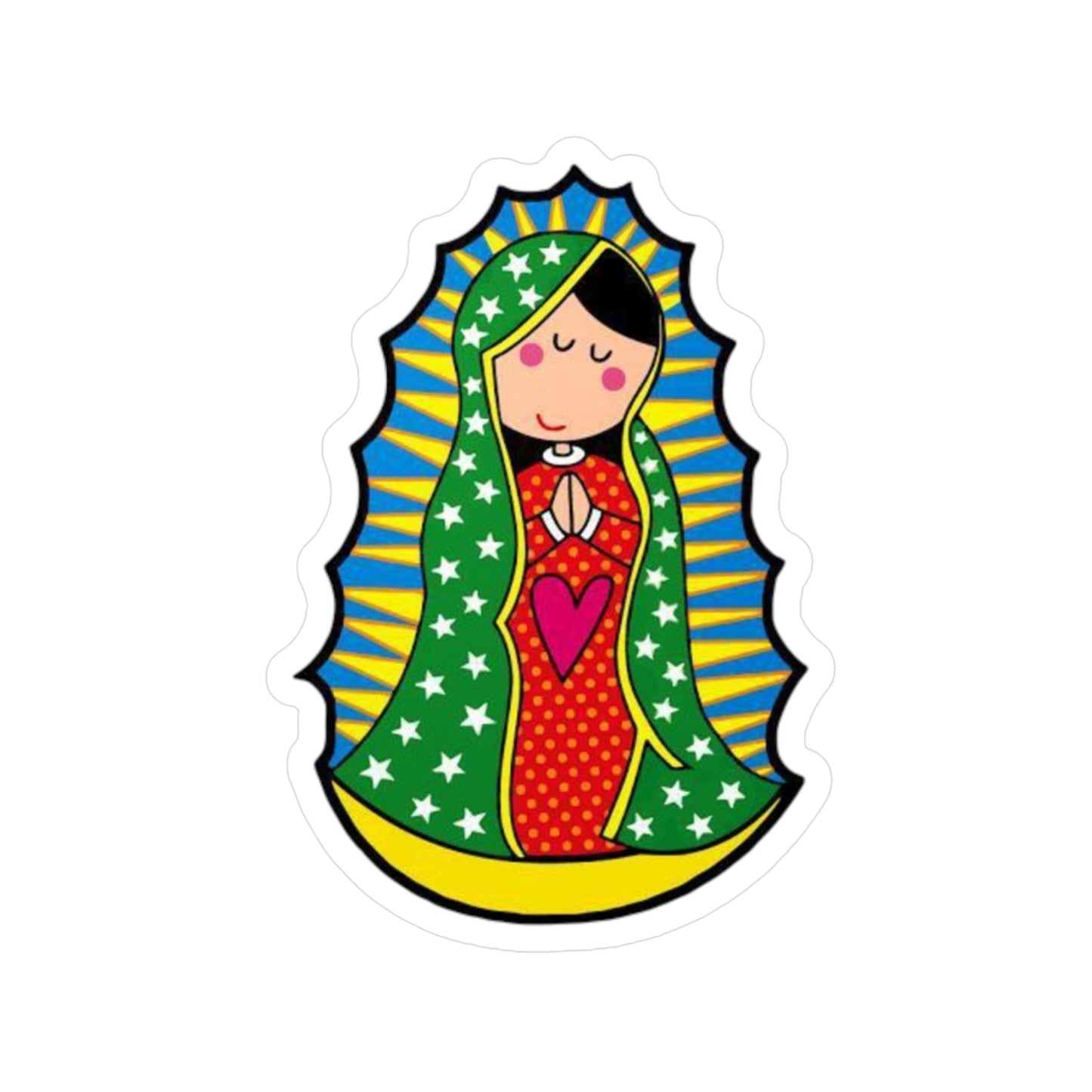 Calcomania - Virgencita de Guadalupe