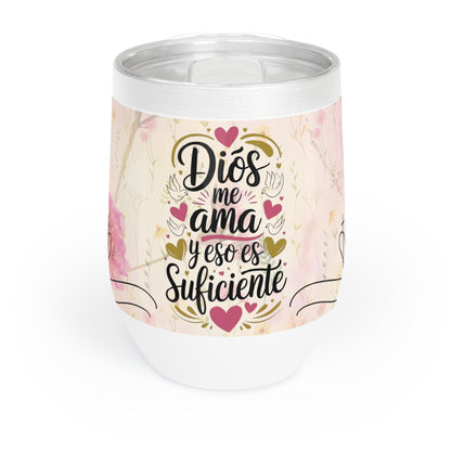 Vaso Vinero “Confianza en Dios” – Inspiración Cristiana para Mujeres de Fe