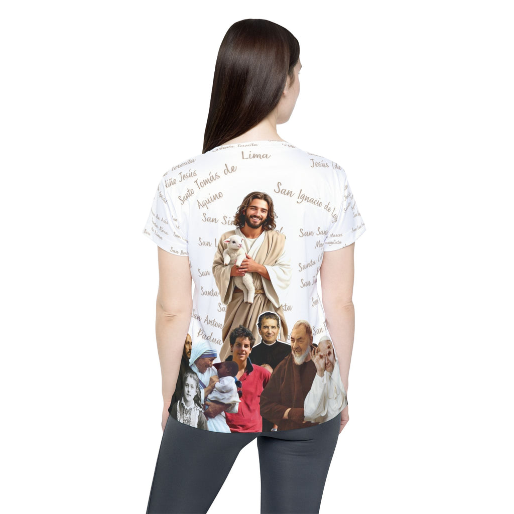 Sports Jersey Camisa Dama Diseño Especial 'Quiero ser Santo como'