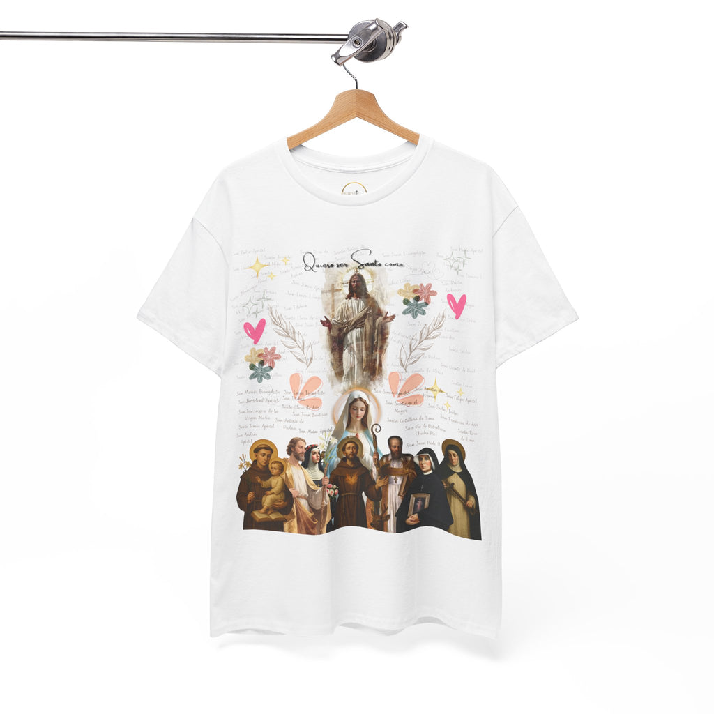 Camisa Damas - Diseño Especial "Quiero ser Santo como..."