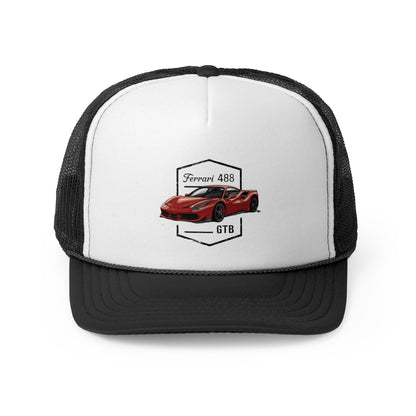 Gorra Ferrari 488 GTB – Estilo Deportivo y Vintage para Amantes de los Autos