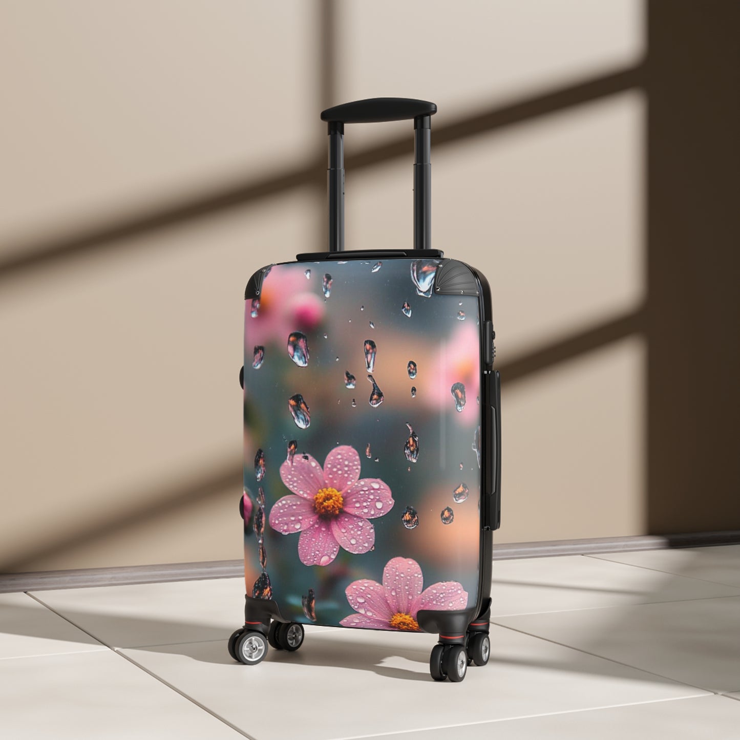 Floral Travel Suitcase - Blooming Adventure Luggage, Carry-On Bag, Stylish Weekender, Vacation Essential, Unique Gifts for Travelers