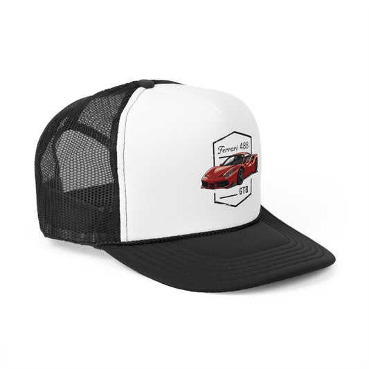 Gorra Ferrari 488 GTB – Estilo Deportivo y Vintage para Amantes de los Autos
