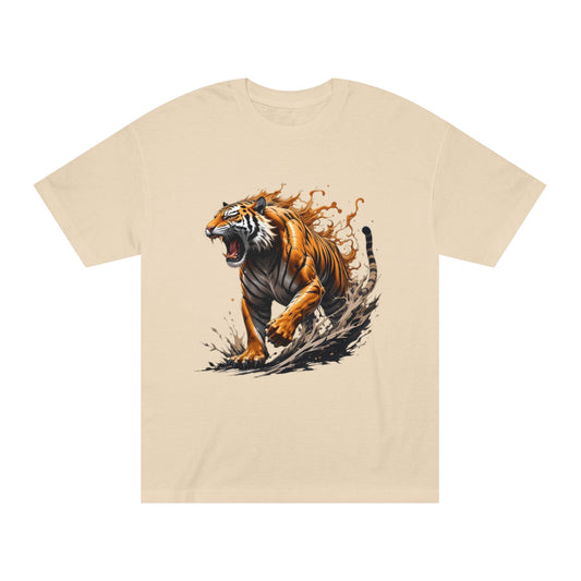 Camiseta Clásica con Diseño de Tigre – Para Amantes de la Naturaleza y Estilo Salvaje