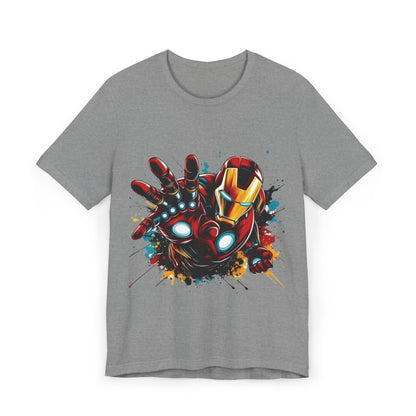Camiseta Gráfica de Iron Man – Diseño Cómic para Fans de Marvel