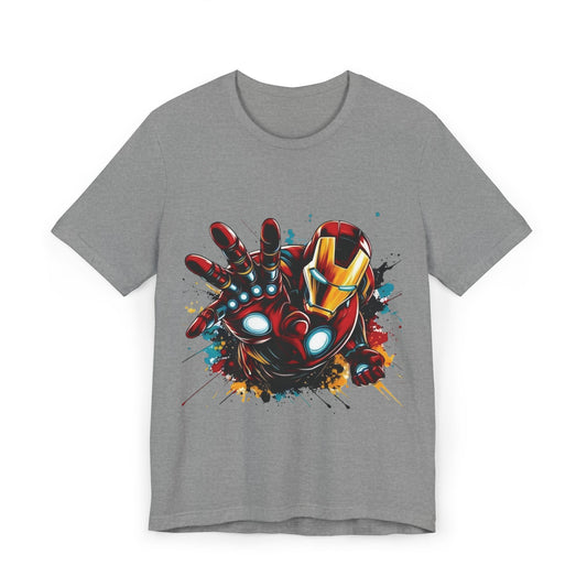 Camiseta Gráfica de Iron Man – Diseño Cómic para Fans de Marvel