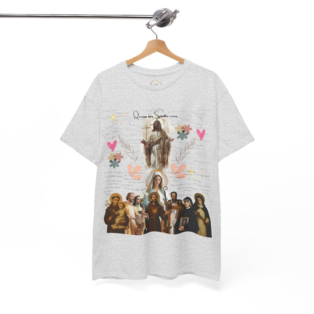 Camisa Damas - Diseño Especial "Quiero ser Santo como..."