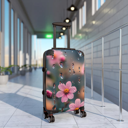 Floral Travel Suitcase - Blooming Adventure Luggage, Carry-On Bag, Stylish Weekender, Vacation Essential, Unique Gifts for Travelers