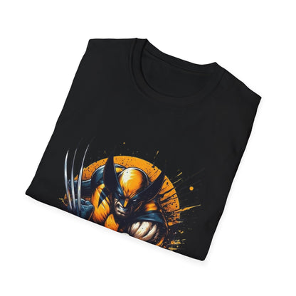 Camiseta para Hombre Softstyle con Diseño de Wolverine – Estilo Cómic y Confort