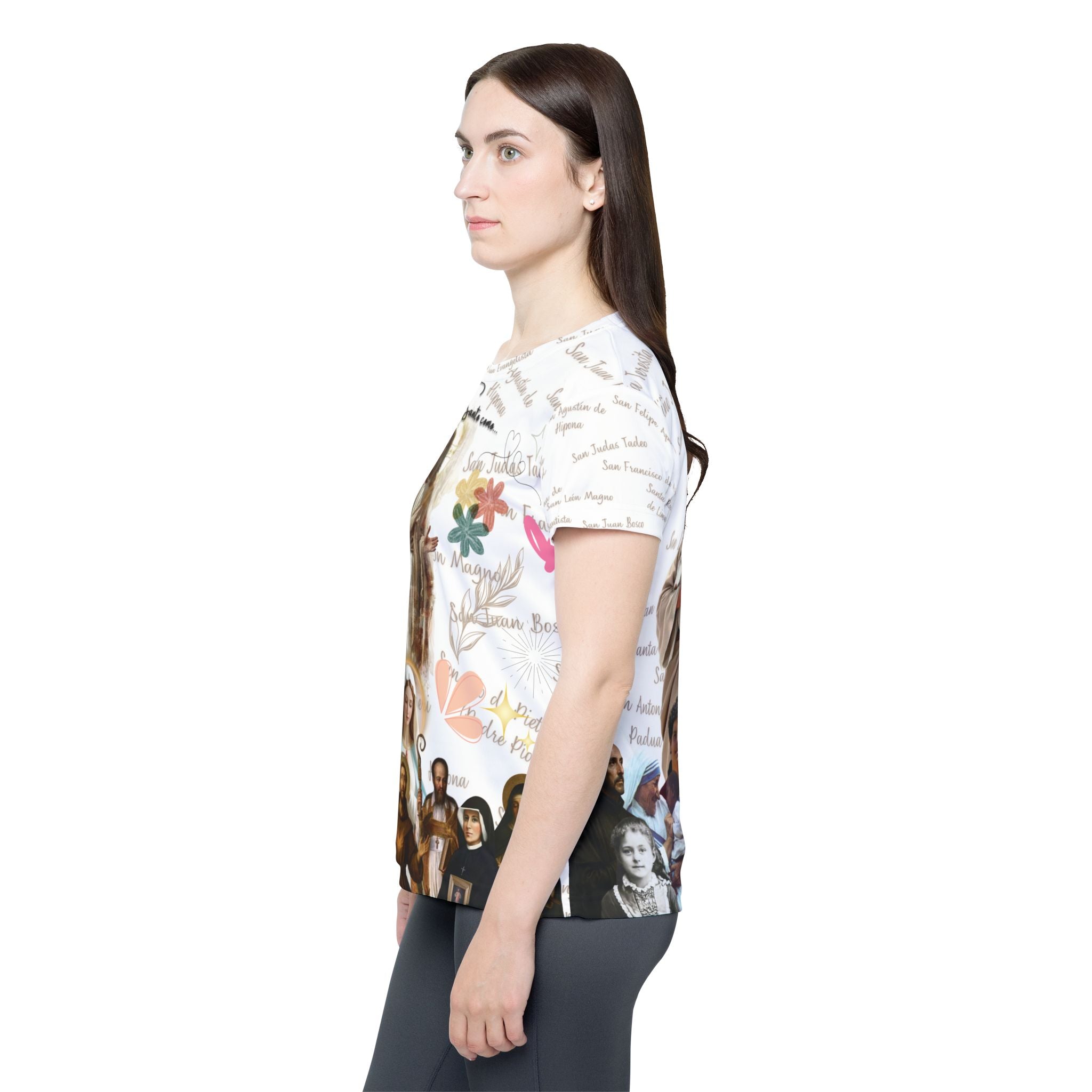 Sports Jersey Camisa Dama Diseño Especial 'Quiero ser Santo como'