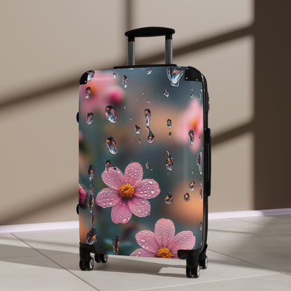 Floral Travel Suitcase - Blooming Adventure Luggage, Carry-On Bag, Stylish Weekender, Vacation Essential, Unique Gifts for Travelers