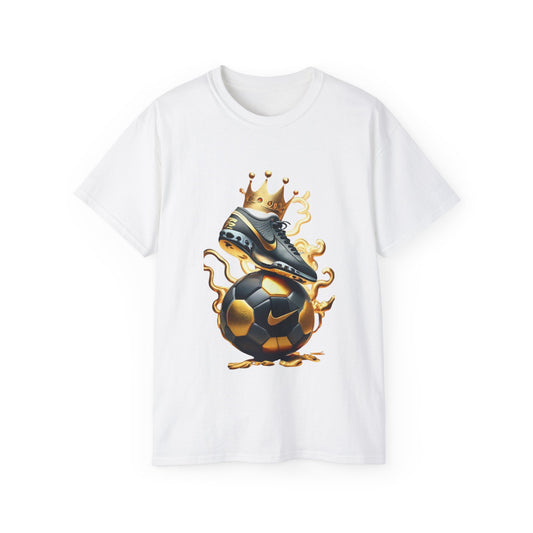 Camiseta de Algodón “Soccer King” – Ropa Deportiva y Casual para Fans de Fútbol