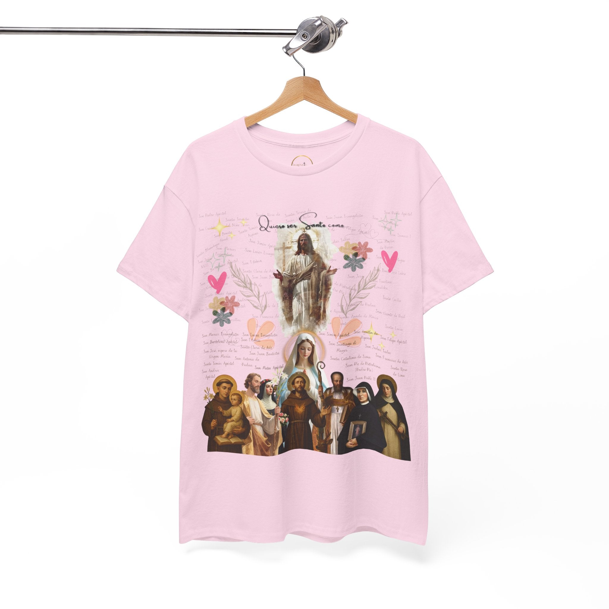 Camisa Damas - Diseño Especial "Quiero ser Santo como..."