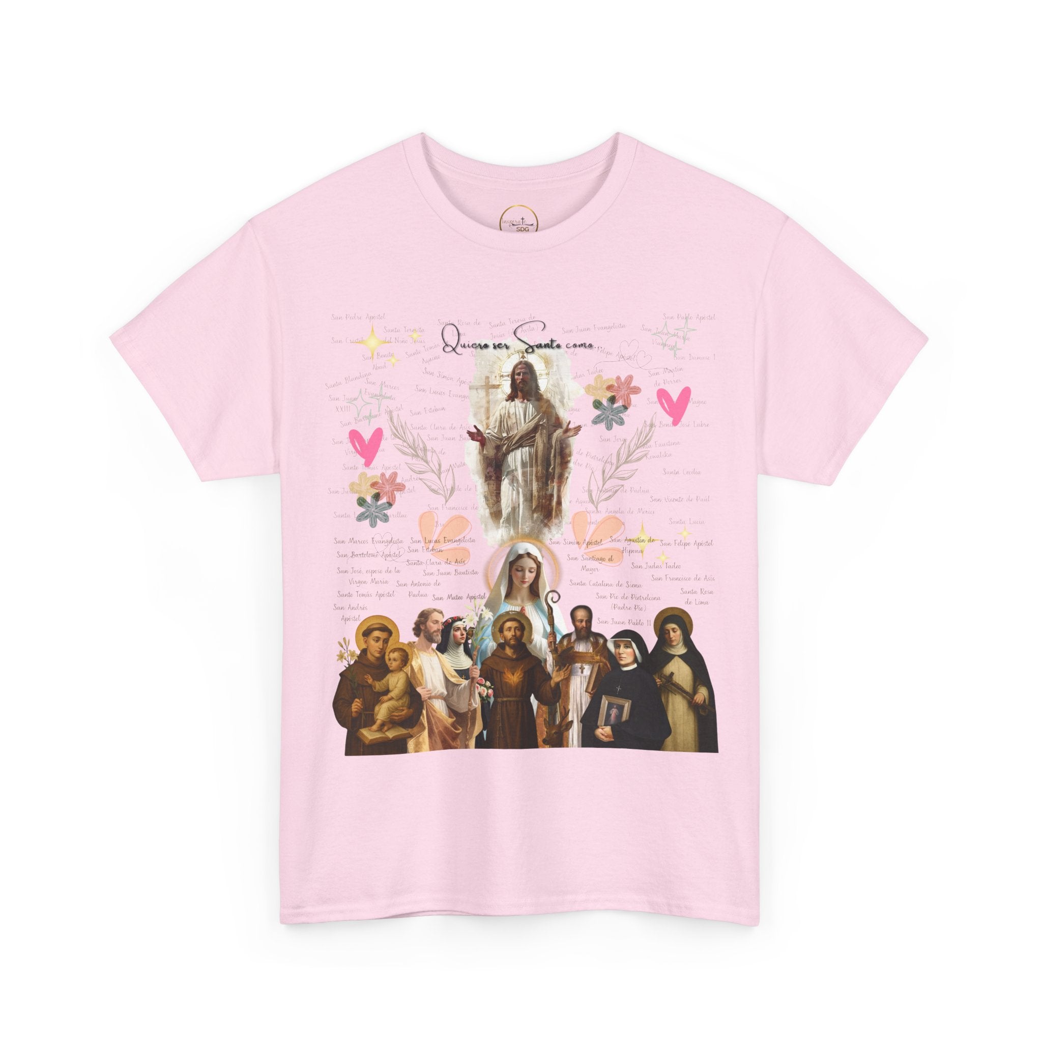 Camisa Damas - Diseño Especial "Quiero ser Santo como..."