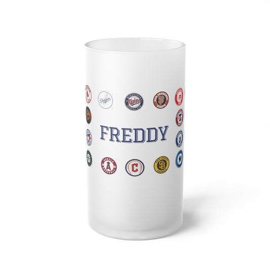 Jarra Cervecera Personalizada para Fanáticos del Béisbol – Diseño MLB con Nombre