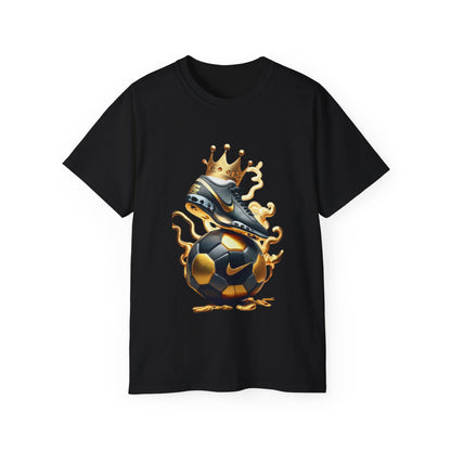 Camiseta de Algodón “Soccer King” – Ropa Deportiva y Casual para Fans de Fútbol