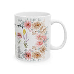 Taza Floral - Dios te ama