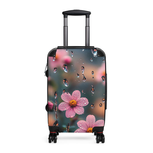 Floral Travel Suitcase - Blooming Adventure Luggage, Carry-On Bag, Stylish Weekender, Vacation Essential, Unique Gifts for Travelers
