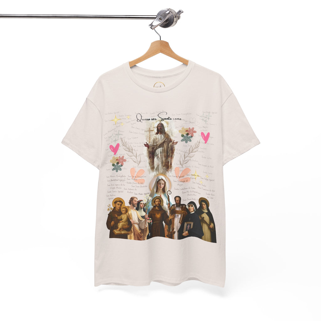 Camisa Damas - Diseño Especial "Quiero ser Santo como..."