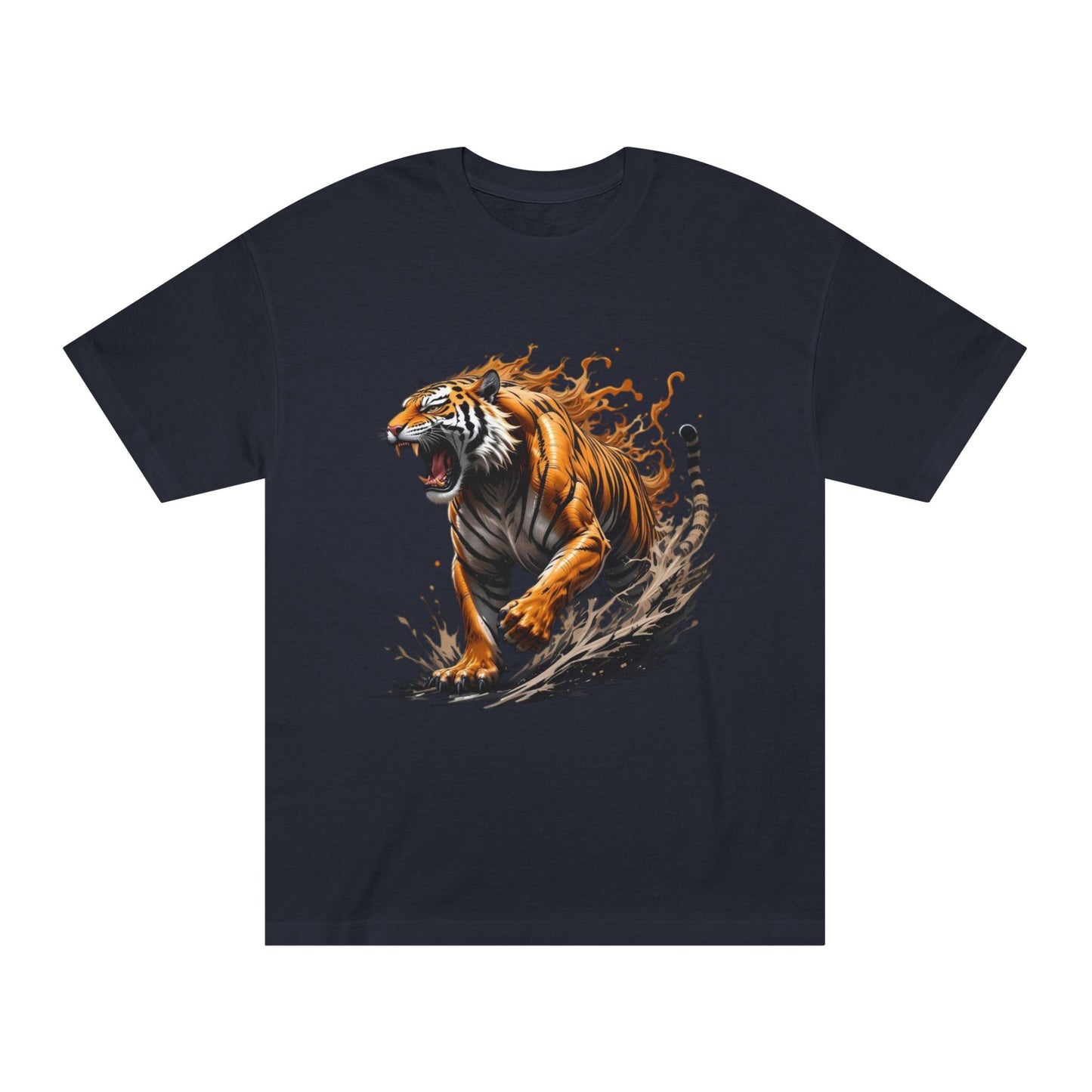 Camiseta Clásica con Diseño de Tigre – Para Amantes de la Naturaleza y Estilo Salvaje