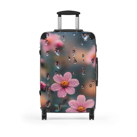 Floral Travel Suitcase - Blooming Adventure Luggage, Carry-On Bag, Stylish Weekender, Vacation Essential, Unique Gifts for Travelers