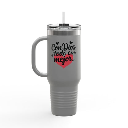 Termo de Viaje Aislado 40oz con Mensajes Inspiradores