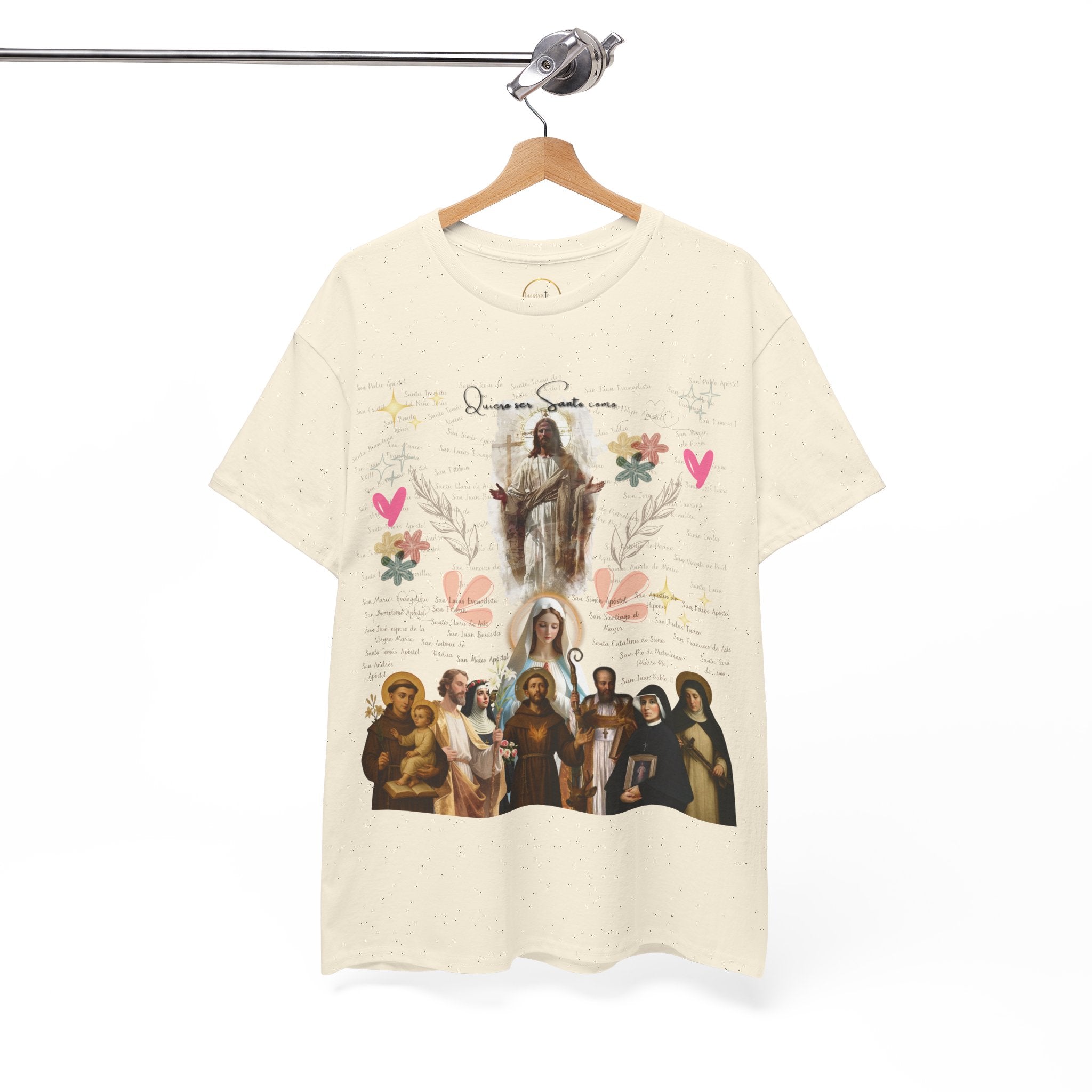 Camisa Damas - Diseño Especial "Quiero ser Santo como..."