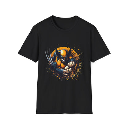 Camiseta para Hombre Softstyle con Diseño de Wolverine – Estilo Cómic y Confort