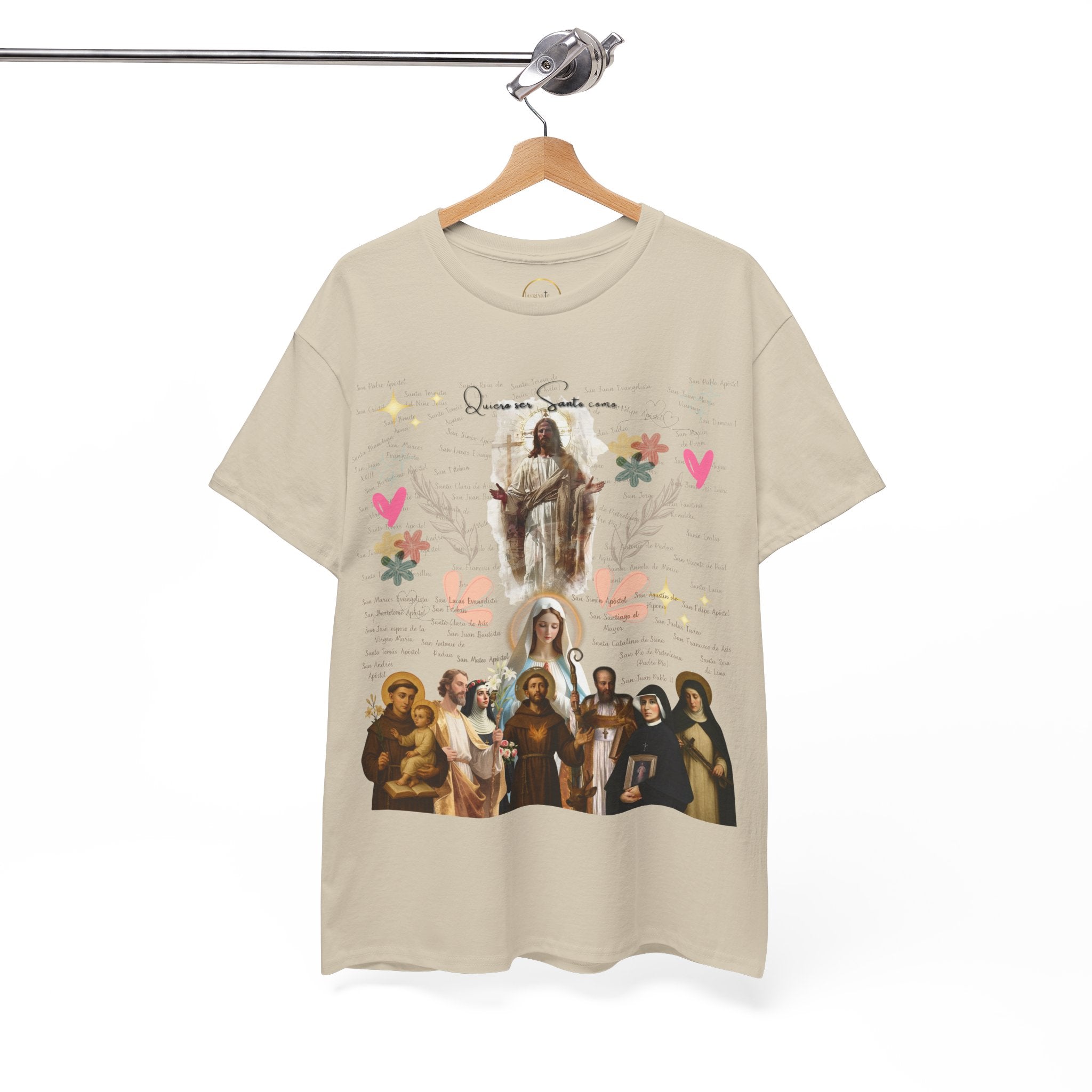 Camisa Damas - Diseño Especial "Quiero ser Santo como..."