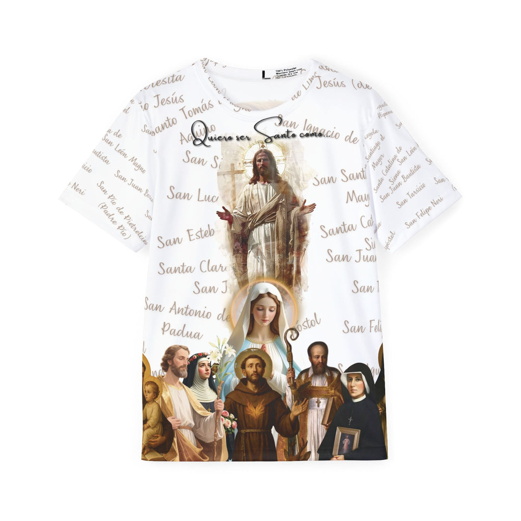Camisa para caballero - Diseño Especial "Quiero ser Santo..."
