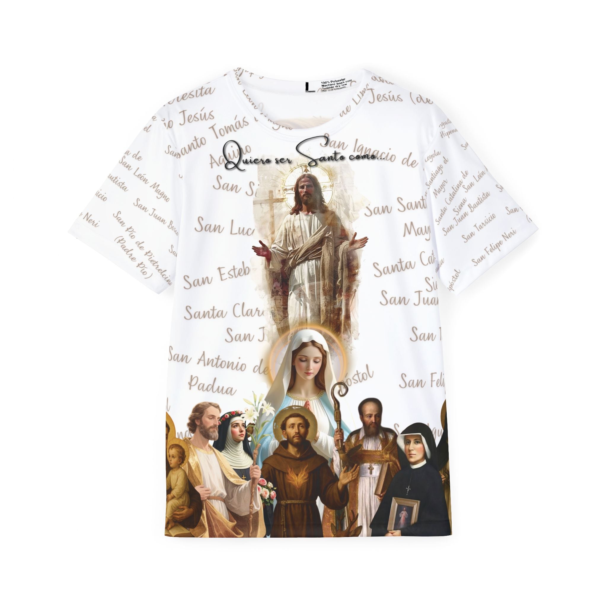 Camisa para caballero - Diseño Especial "Quiero ser Santo..."