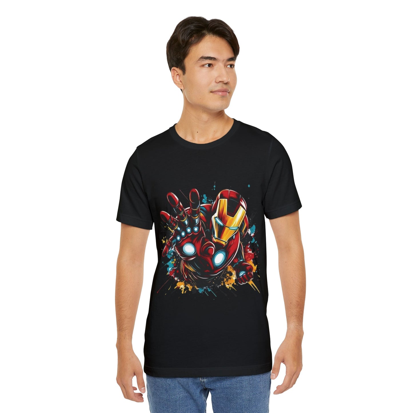 Camiseta Gráfica de Iron Man – Diseño Cómic para Fans de Marvel